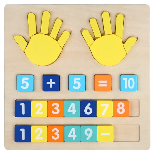 Kids Math Finger Counting Montessori Set